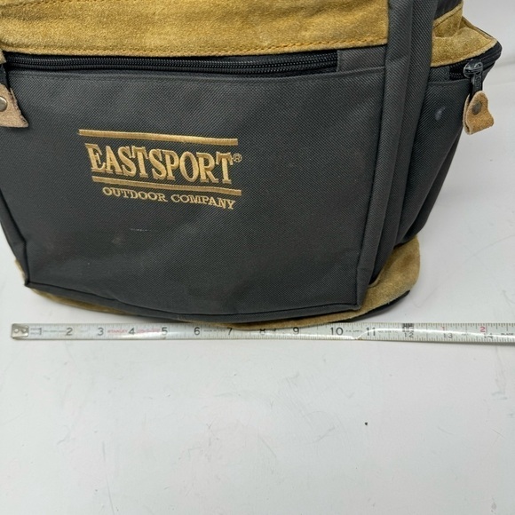 Eastsport Gray Backpack Suede Trim - Picture 6 of 7